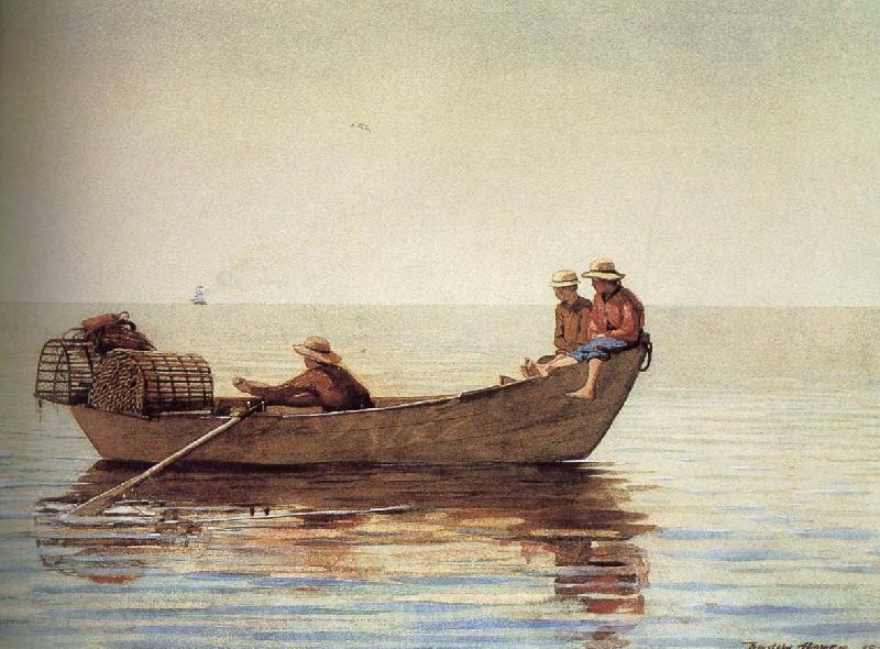 Winslow Homer 3 boys Spain oil painting art